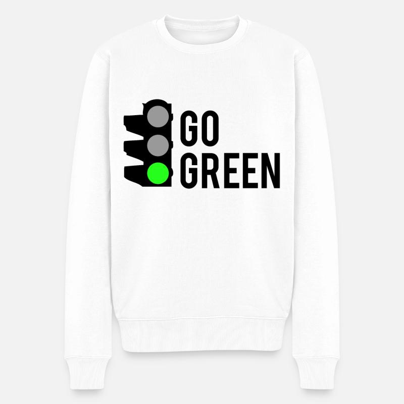 Passez au vert - Pull Premium bio Homme - blanc