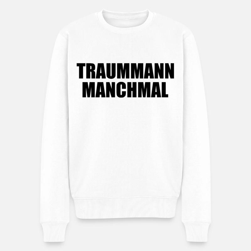 text299 - Männer Premium Bio Pullover - Weiß