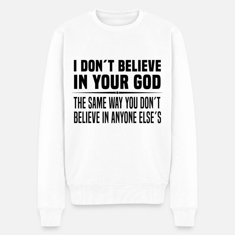 Athéisme - Pull Premium bio Homme - blanc