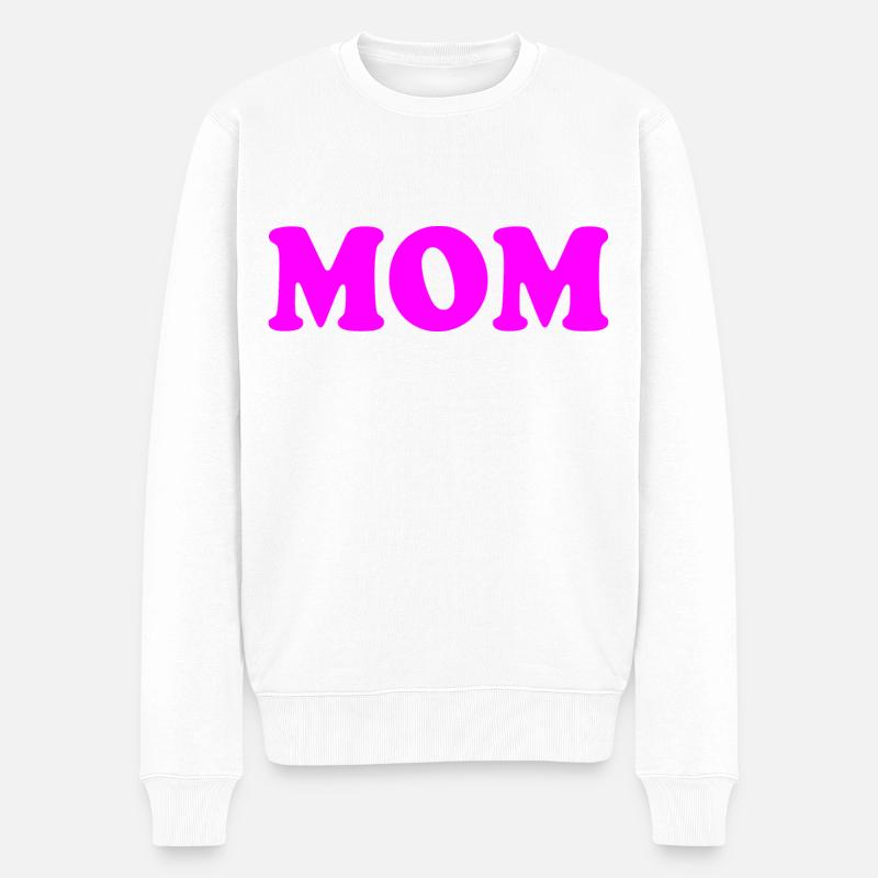 Mom - Männer Premium Bio Pullover - Weiß