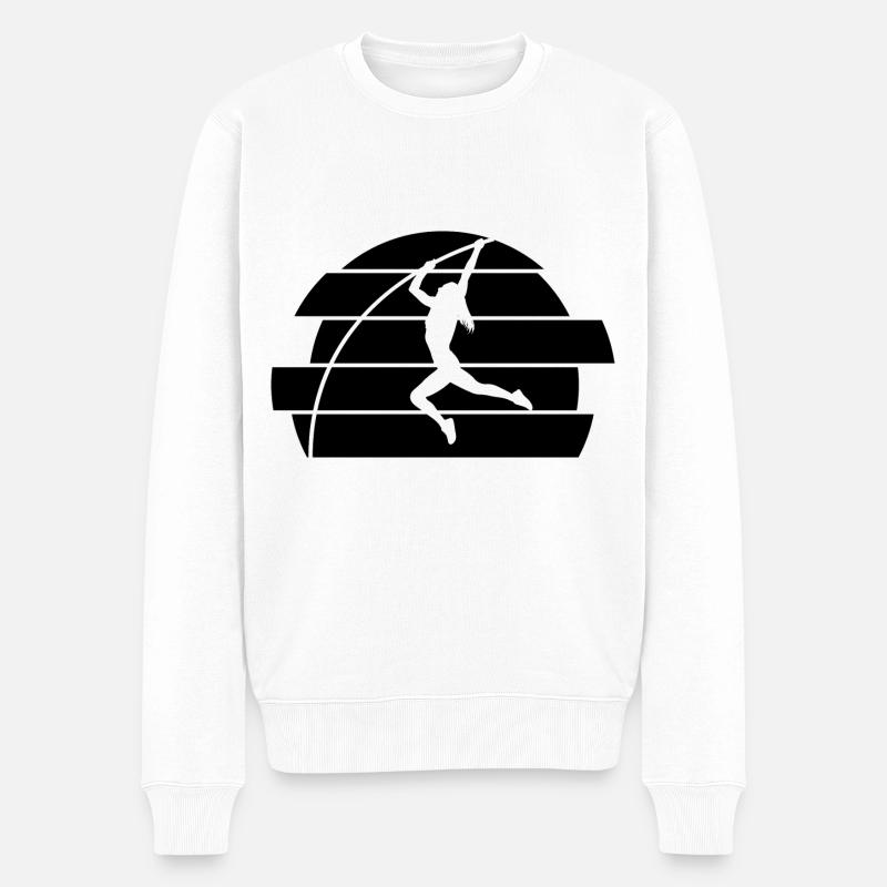 Saut à la perche - Pull Premium bio Homme - blanc