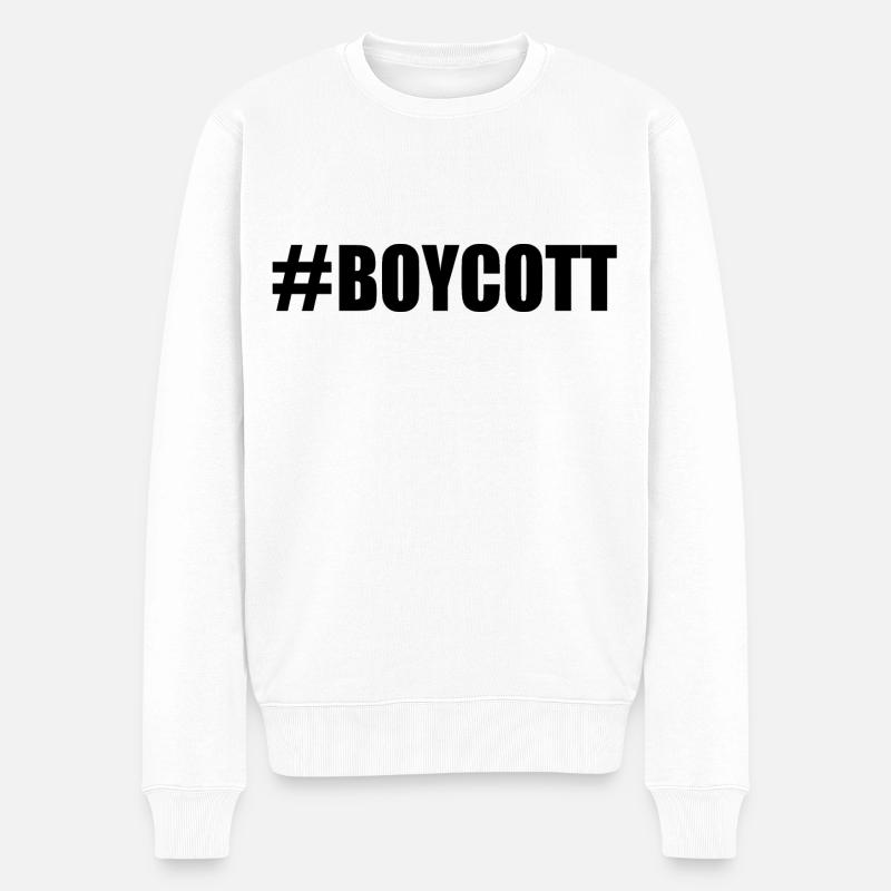 Boycott - Pull Premium bio Homme - blanc