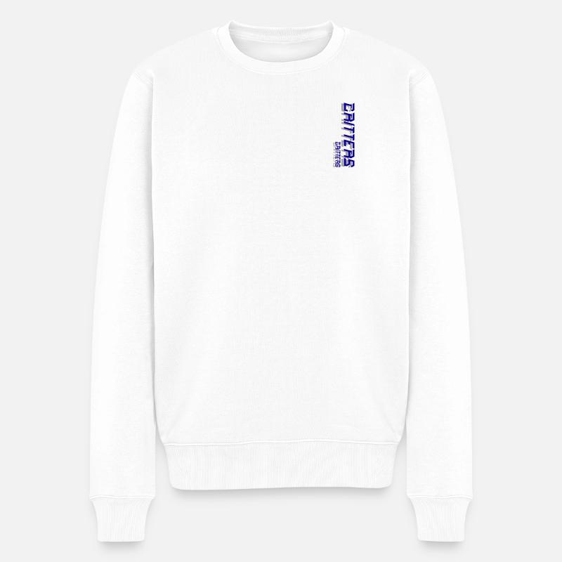 Kriechtiere - Männer Premium Bio Pullover - Weiß