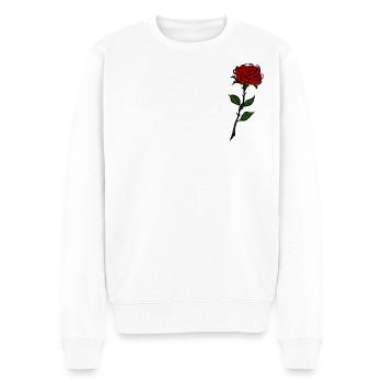 Rose - Pull Premium bio Homme - blanc - Devant - Thijin (182cm)