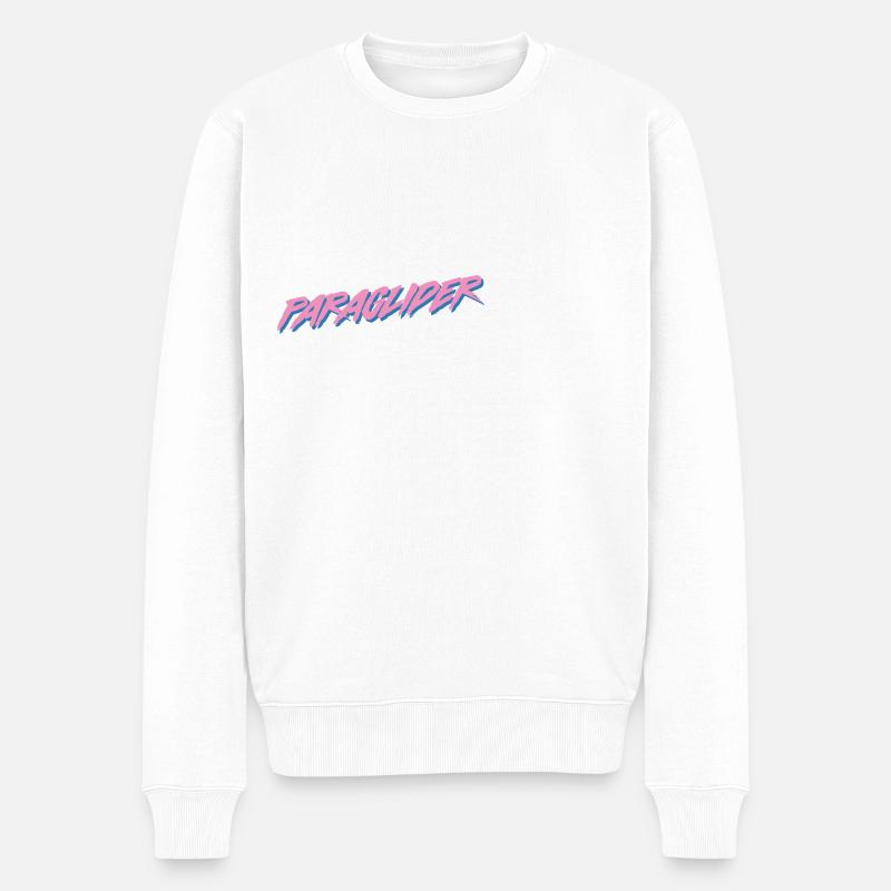 Parapente Parapente - Pull Premium bio Homme - blanc