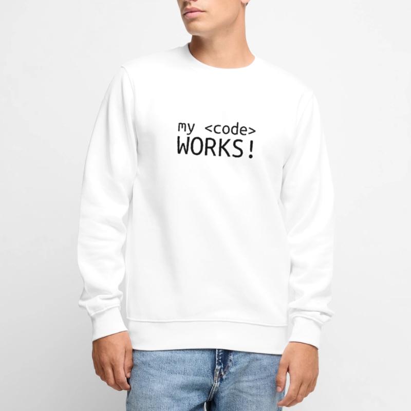 Mein Code funktioniert Programmieren Informatik Männer Premium Bio Pullover