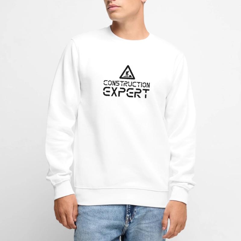 Construction site ExpertE construction workers construction construction work Men's Premium Organic Jumper
