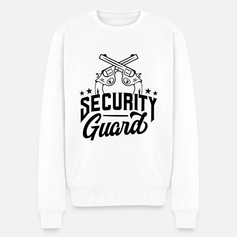Sécurité sécurité Sécurité Sécurité - Pull Premium bio Homme - blanc