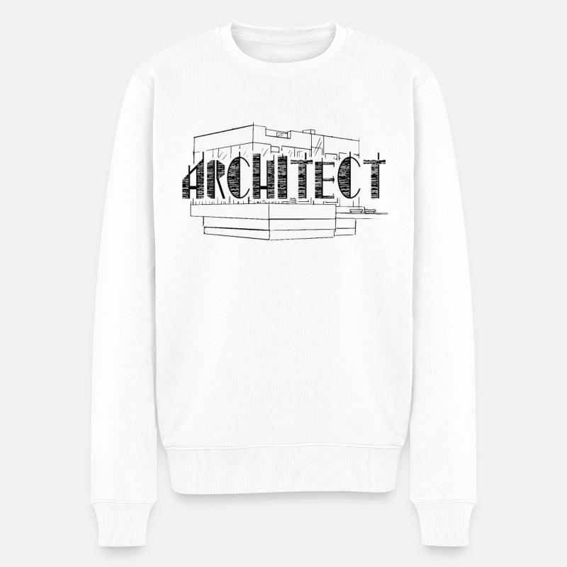Architecte Métier Architecture Architecte étudiant - Pull Premium bio Homme - blanc
