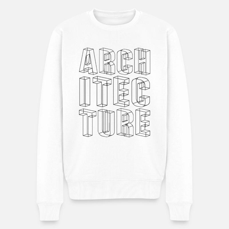 Architecture Architecte Student Architecte Profession - Pull Premium bio Homme - blanc