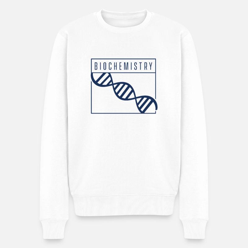 Biochemie Biochemikerin Bio Biochemiker - Männer Premium Bio Pullover - Weiß