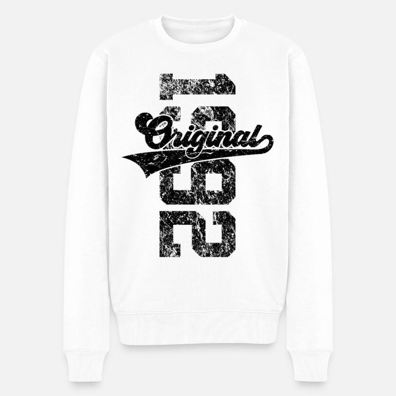 34E ANNIVERSAIRE ORIGINAL 1992 - Pull Premium bio Homme - blanc