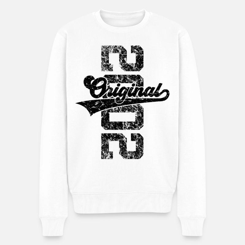 24E ANNIVERSAIRE ORIGINAL 2002 - Pull Premium bio Homme - blanc