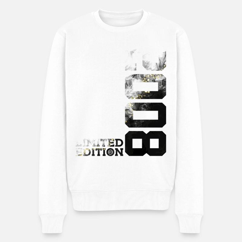18E ANNIVERSAIRE 18 ANS ÉDITION LIMITÉE 2008 - Pull Premium bio Homme - blanc