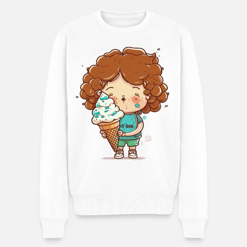 Dent sucrée - Pull Premium bio Homme - blanc