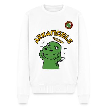 ArkAngels Strong | Ark Survival Ascended - Men's Premium Organic Jumper - white - Front - Thijin (182cm)