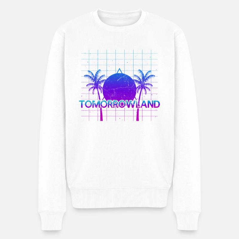 Tomorrowland - Pull Premium bio Homme - blanc