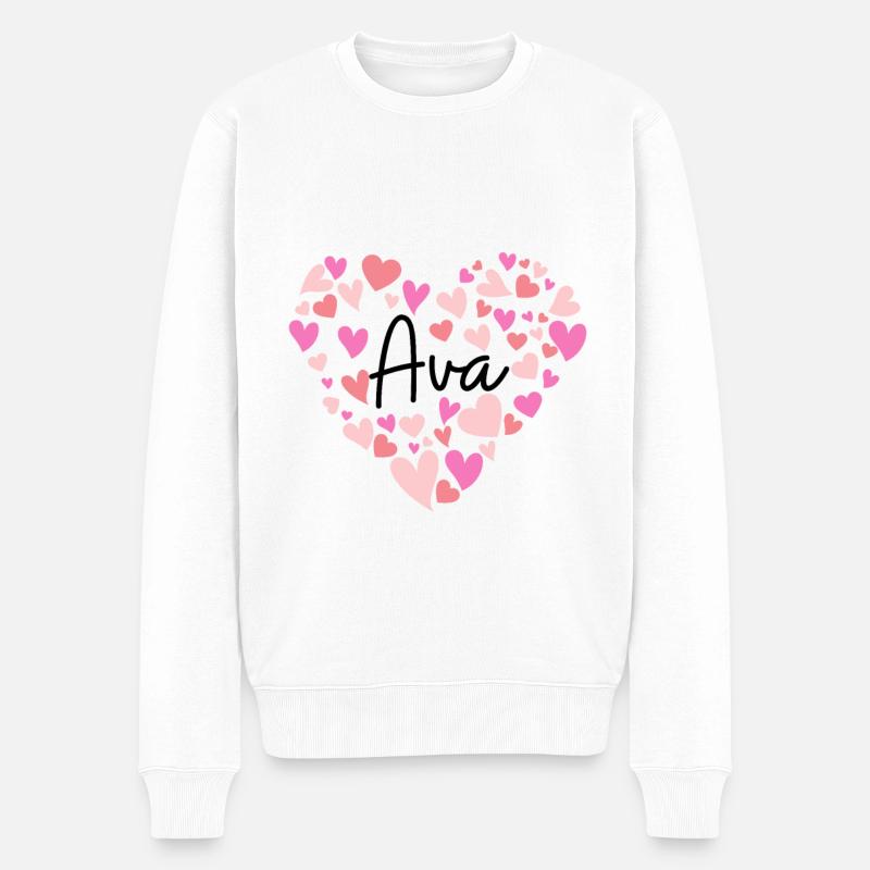 J’adore Ava - Pull Premium bio Homme - blanc