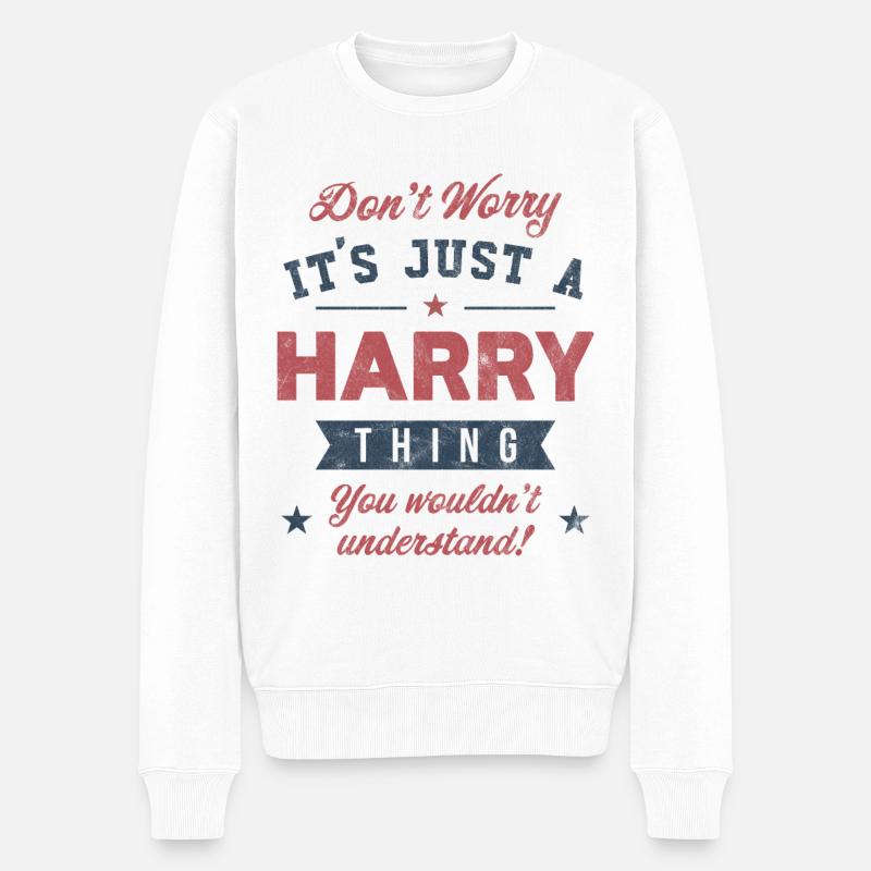 C’est un truc Harry - Pull Premium bio Homme - blanc