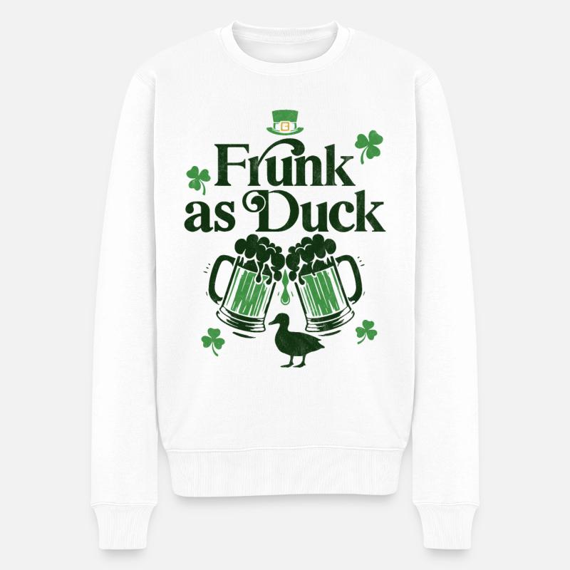 Frunk comme Canard - Pull Premium bio Homme - blanc