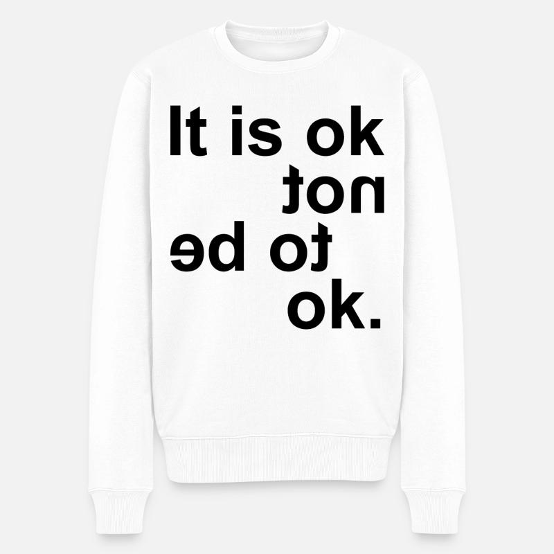 Citation OK - Pull Premium bio Homme - blanc
