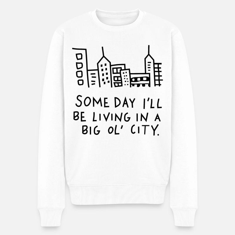 Paroles de Swift Song Graphique - Pull Premium bio Homme - blanc