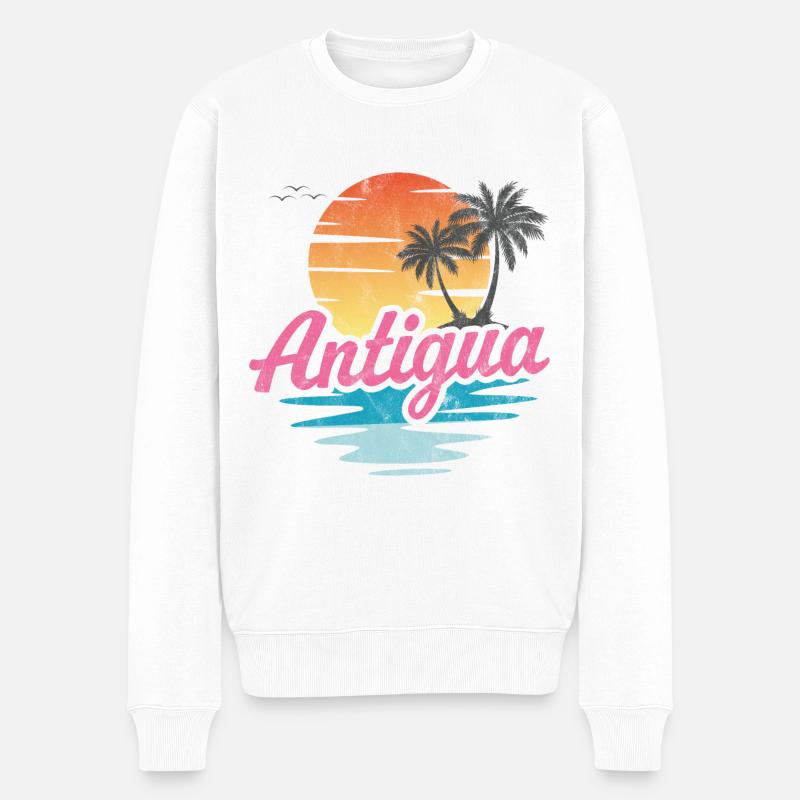 Antigua - Pull Premium bio Homme - blanc