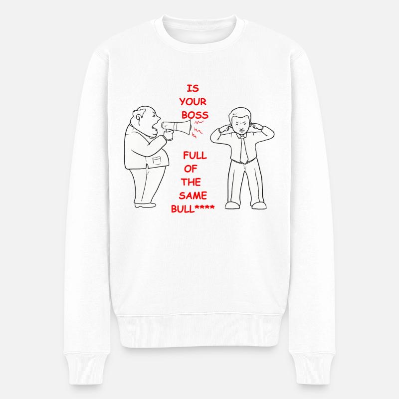 Patron - Pull Premium bio Homme - blanc