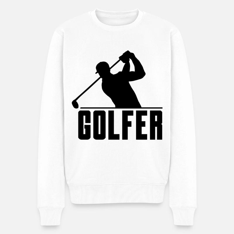 Golf golfeurs - Pull Premium bio Homme - blanc