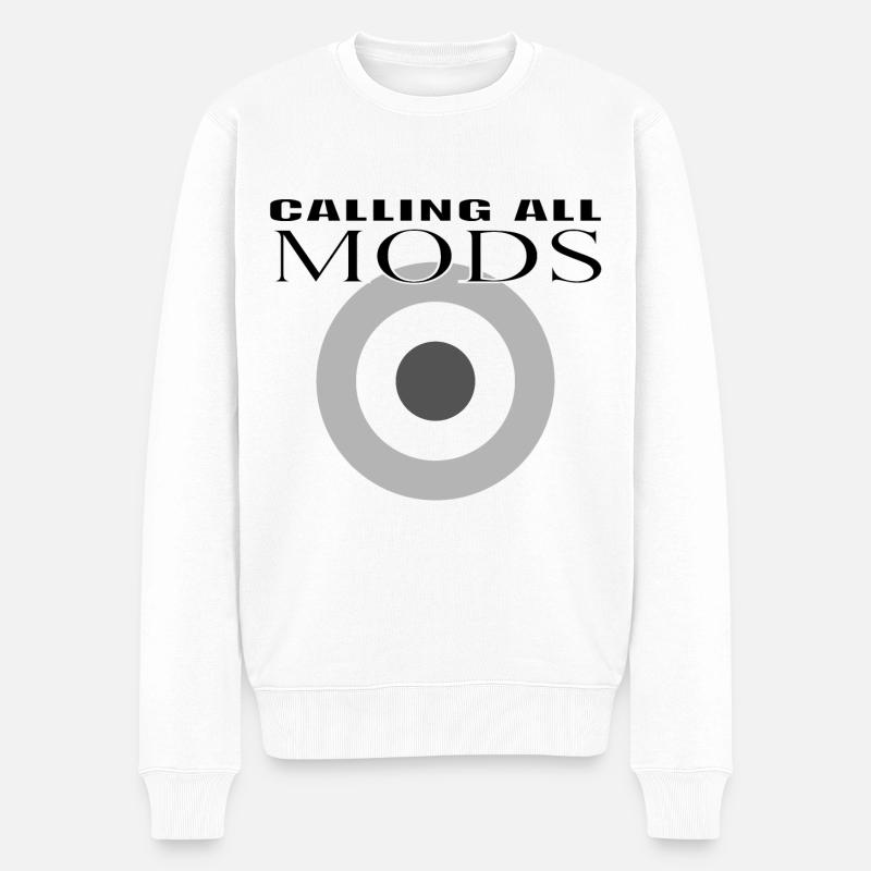 Mods Mod Sous-culture - Pull Premium bio Homme - blanc