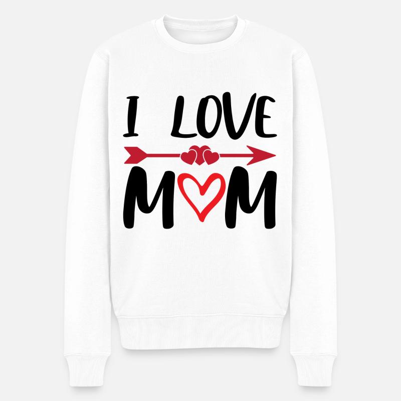 J’aime maman - Pull Premium bio Homme - blanc