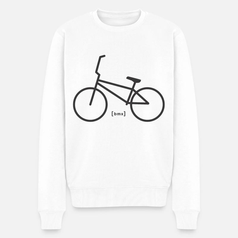 BMX - Männer Premium Bio Pullover - Weiß