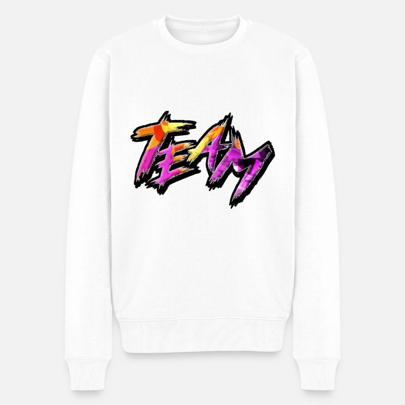 Équipe - Pull Premium bio Homme - blanc