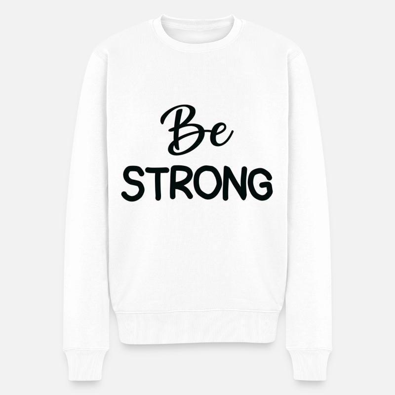 Être fort - Pull Premium bio Homme - blanc