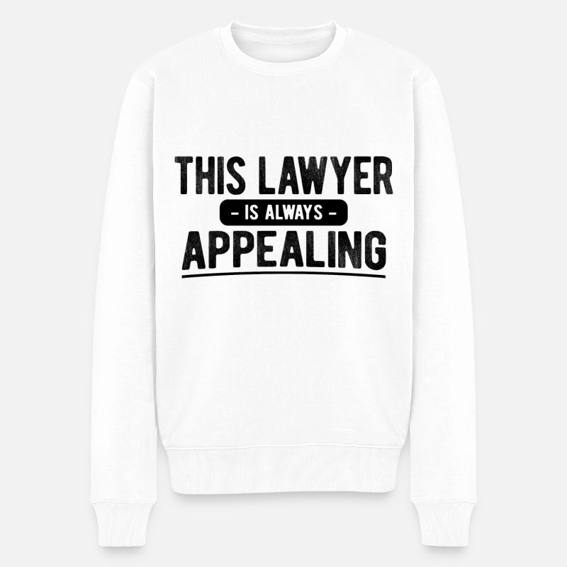 Richter Jurist Anwalt - Männer Premium Bio Pullover - Weiß