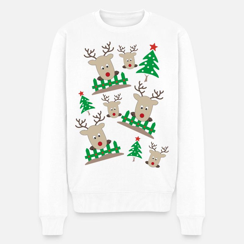 Noël - Pull Premium bio Homme - blanc