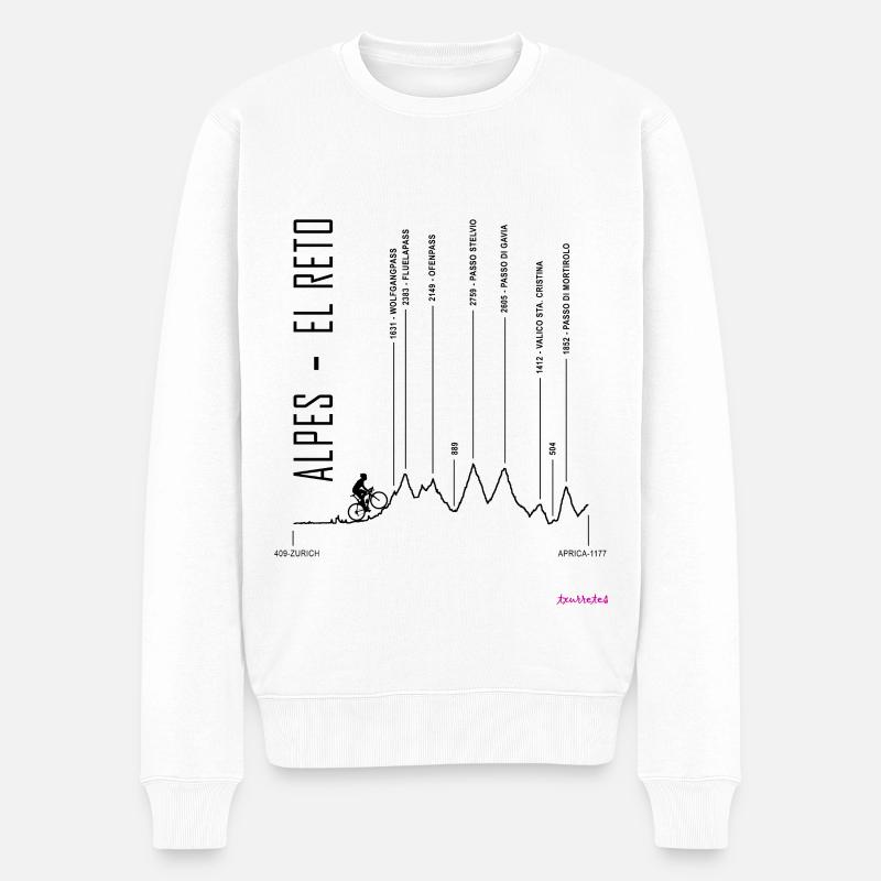 ZURICH APRICA pour blanc - Pull Premium bio Homme - blanc