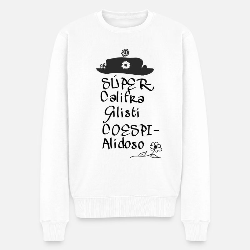 MARIE POPPINS - Pull Premium bio Homme - blanc