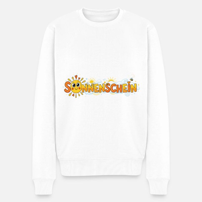 Soleil - Pull Premium bio Homme - blanc