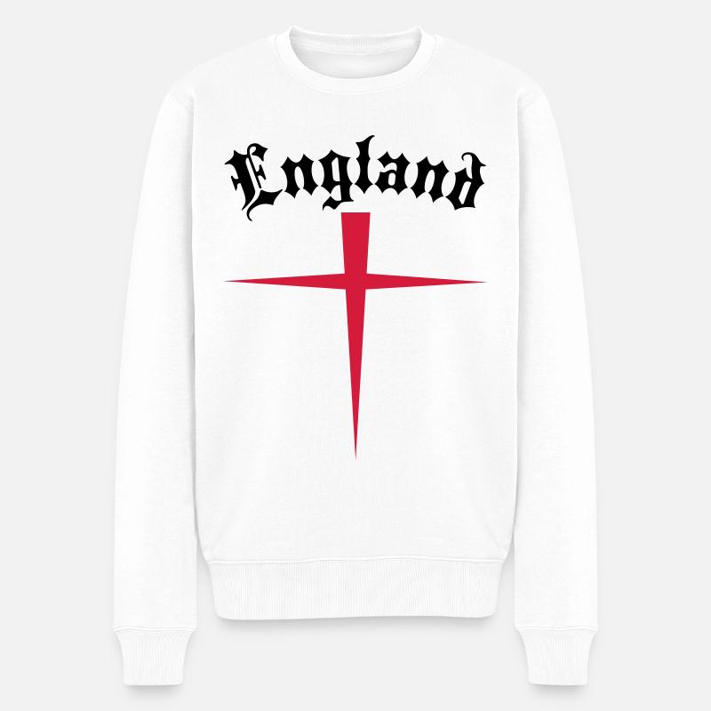 OLD ENGLAND - Pull Premium bio Homme - blanc