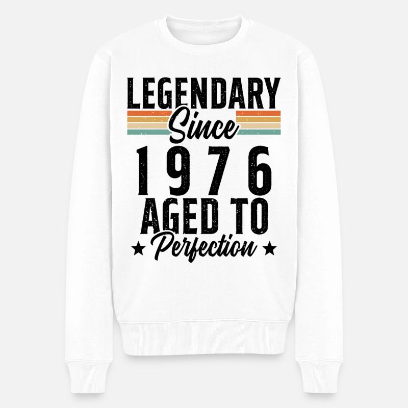 Légendaire Depuis 1976 - Pull Premium bio Homme - blanc