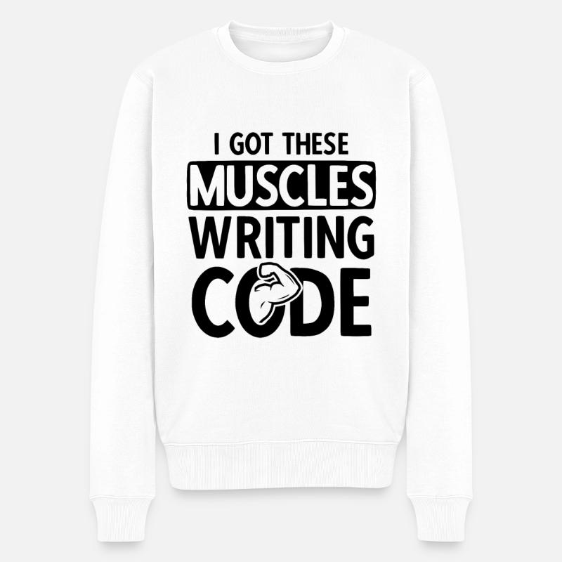 Software Ingenieur Informatiker Programmierer - Männer Premium Bio Pullover - Weiß