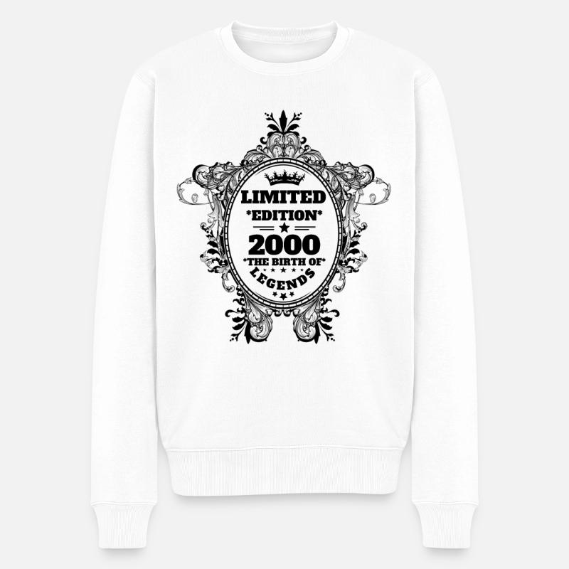 2000 - Pull Premium bio Homme - blanc