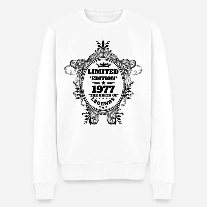 1977 - Pull Premium bio Homme - blanc