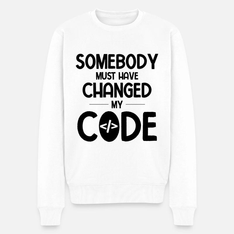 Software Ingenieur Informatiker Programmierer - Männer Premium Bio Pullover - Weiß