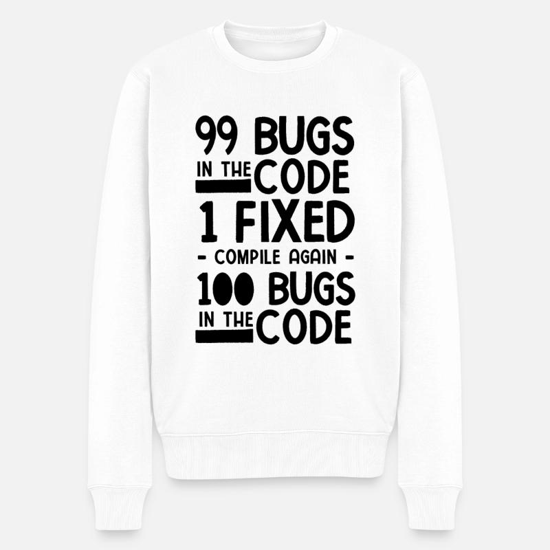 Software Ingenieur Informatiker Programmierer - Männer Premium Bio Pullover - Weiß