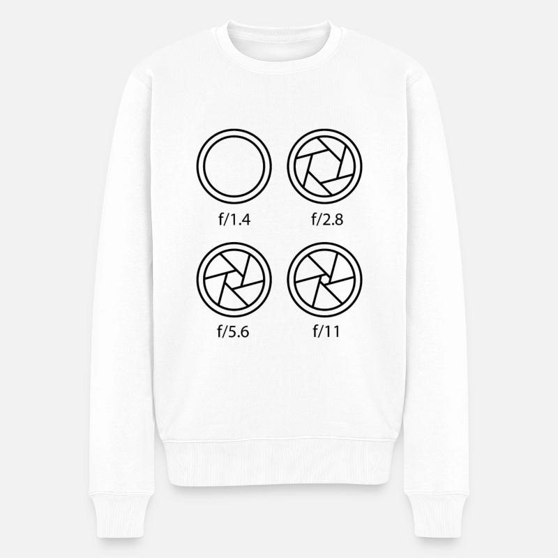 Fotografie Fotograf - Männer Premium Bio Pullover - Weiß