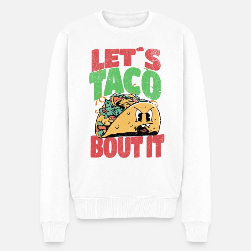 Taco - Pull Premium bio Homme - blanc