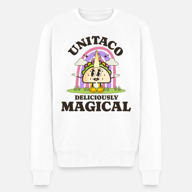 Taco - Pull Premium bio Homme - blanc