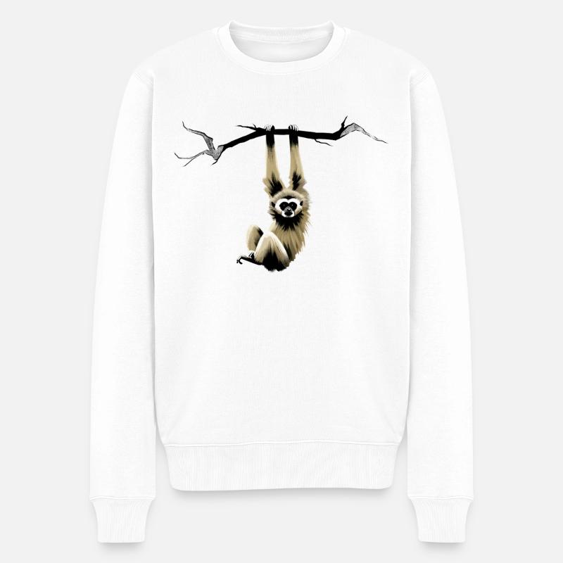 Gibbon - Pull Premium bio Homme - blanc